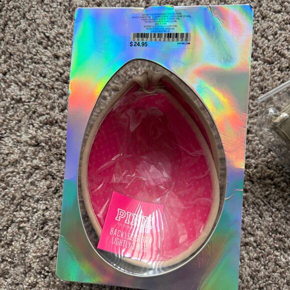 2 strapless bras 1 Victoria's Secret PINK and generic Bra Size DD Nude NWT - Picture 6 of 9